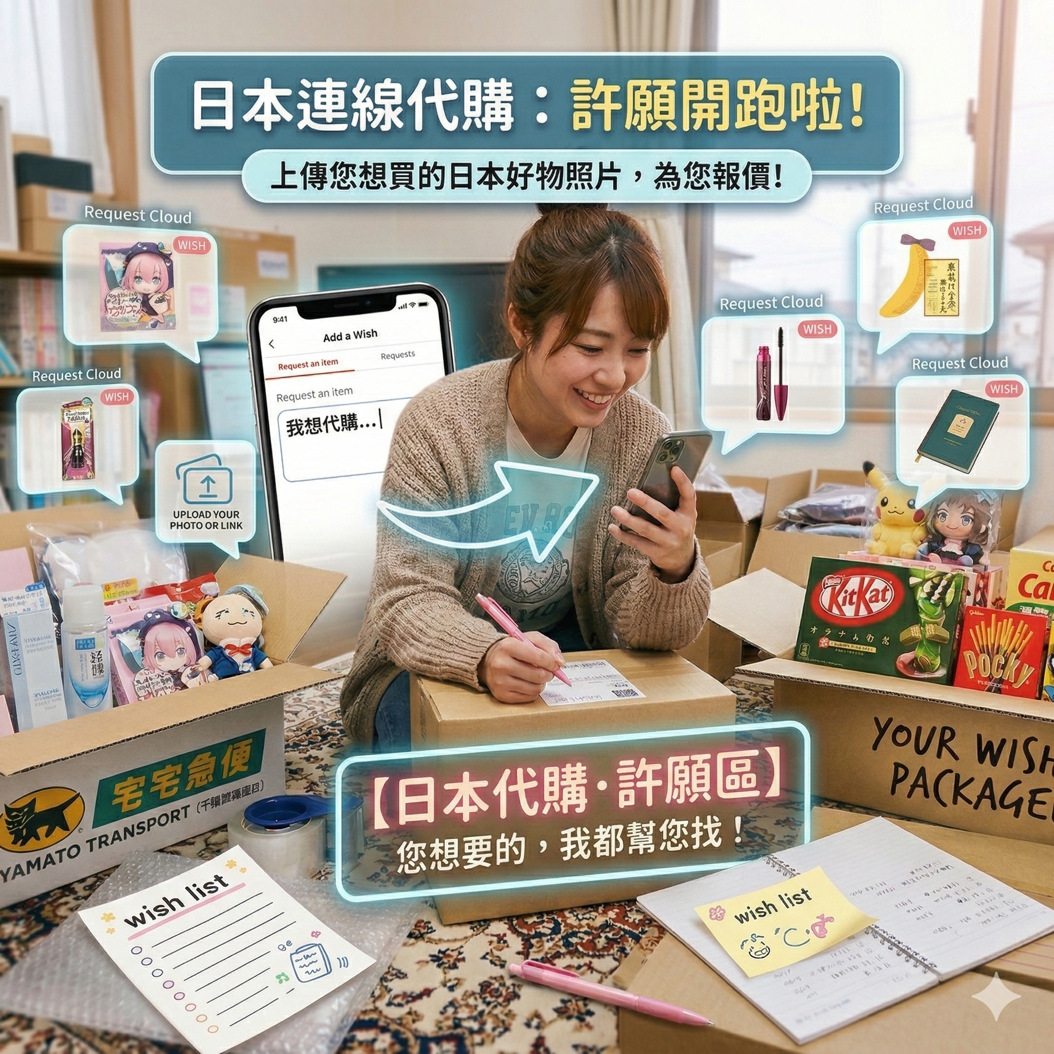 日本代購許願下單區