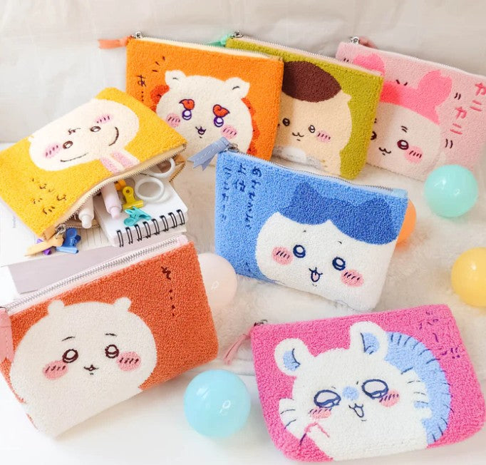 ♡現貨♡ちいかわ/吉伊卡哇/烏薩奇/小桃/うさき/刺繡/收納包/化妝包/筆袋/日本代購/正品