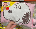史努比 Snoopy 大臉造型枕頭 粉色