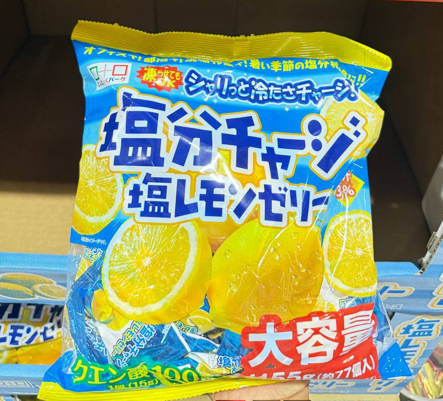日本 鹽分補給 鹽檸檬果凍 大容量袋裝