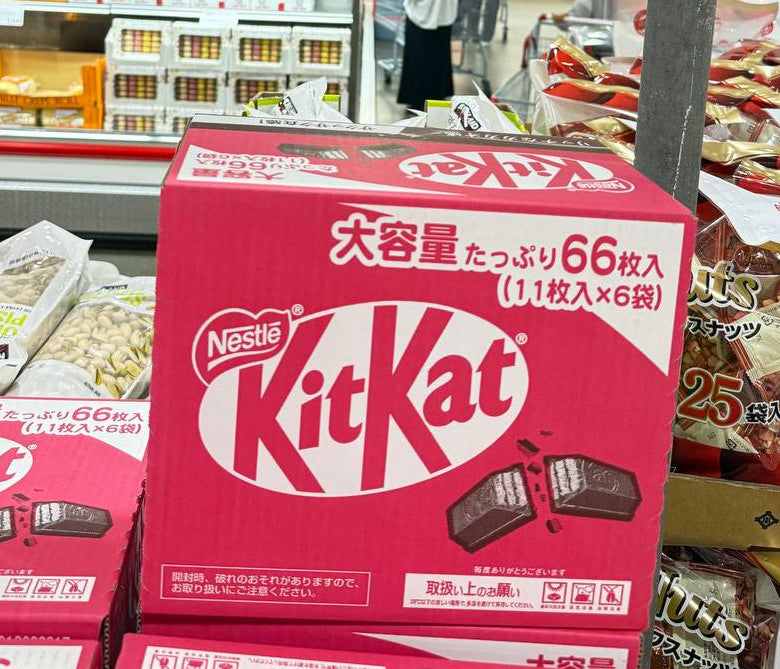 雀巢 Nestlé KitKat 巧克力威化餅 大容量家庭號 66枚入