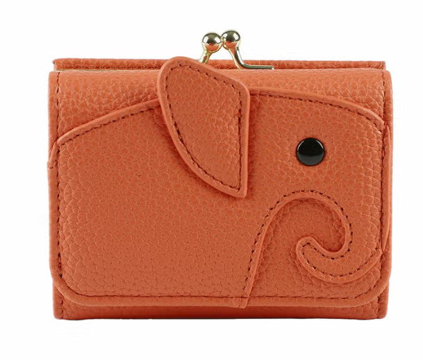 大象造型迷你夾口錢包 (Elephant Shaped Mini Wallet)